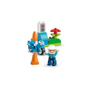 LEGO 10471 La moto de police bleue — comparez les prix sur Planet-Brick (vue détail 4)