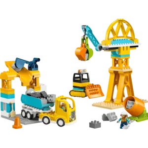 LEGO 10476 Le chantier et les véhicules de construction 3-en-1 — comparateur de prix sur Planet-Brick (vue détail 1)
