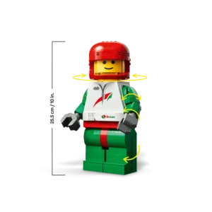 LEGO 40819 Grande minifigurine de pilote de course — où acheter au meilleur tarif sur Planet-Brick (vue détail 2)