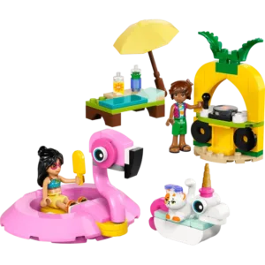 LEGO 42658 Fête dans la piscine avec les bouées licorne et flamant rose — comparateur de prix sur Planet-Brick (vue détail 1)