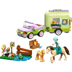 LEGO 42695 La remorque du cheval et du poulain — comparateur de prix sur Planet-Brick (vue détail 1)