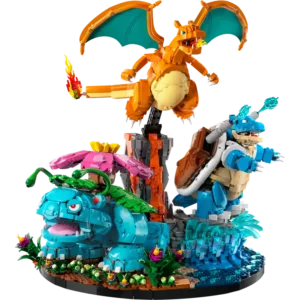 LEGO 72153 Florizarre, Dracaufeu et Tortank — comparateur de prix sur Planet-Brick (vue détail 1)