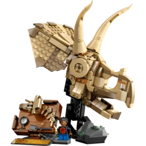 LEGO 76969 Les fossiles de dinosaures : le crâne du tricératops — comparateur de prix sur Planet-Brick (vue détail 1)