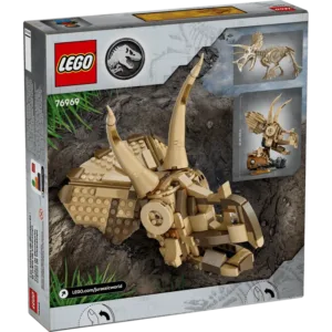 LEGO 76969 Les fossiles de dinosaures : le crâne du tricératops — comparatif marchands sur Planet-Brick (vue détail 7)