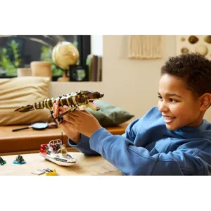 LEGO 76974 Le bateau en mission et le mosasaure en briques — bons plans et promos sur Planet-Brick (vue détail 3)