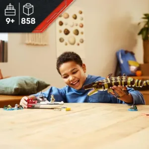 LEGO 76974 Le bateau en mission et le mosasaure en briques — comparatif marchands sur Planet-Brick (vue détail 7)