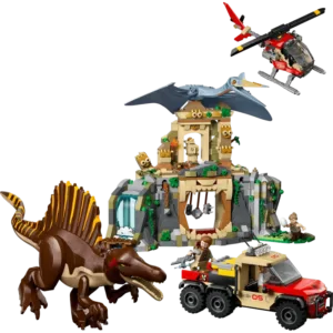 LEGO 76976 Mission aérienne avec le spinosaure et le quetzalcoatlus — comparateur de prix sur Planet-Brick (vue détail 1)