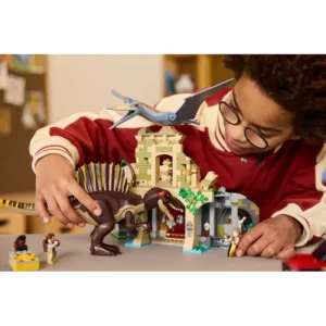 LEGO 76976 Mission aérienne avec le spinosaure et le quetzalcoatlus — prix le plus bas sur Planet-Brick (vue détail 6)