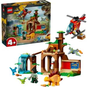 LEGO 77981 Le sauvetage du vélociraptor, du stégosaure et du ptéranodon — meilleur prix sur Planet-Brick (visuel principal)