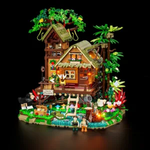 Lumibricks 10015 Misty Forest Cabin — prix le plus bas sur Planet-Brick (vue détail 6)