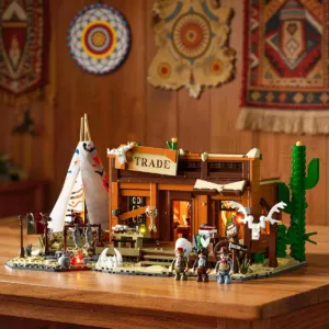 Lumibricks 14018 Western Fur Trading Post — comparatif marchands sur Planet-Brick (vue détail 7)