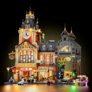 Lumibricks 15017 Train Station — comparateur de prix sur Planet-Brick (vue détail 1)