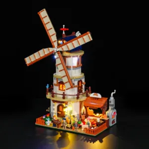 Lumibricks 16012 Dutch Windmill Millhouse — bons plans et promos sur Planet-Brick (vue détail 3)
