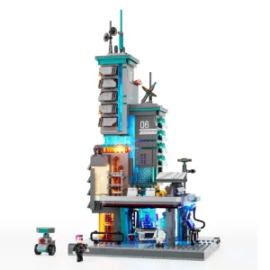 Lumibricks 17010 La Station Neon Tech — bons plans et promos sur Planet-Brick (vue détail 3)