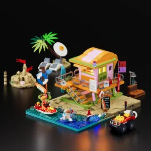 Lumibricks 18008 Poste de secours de plage — comparateur de prix sur Planet-Brick (vue détail 1)