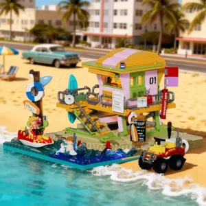 Lumibricks 18008 Poste de secours de plage — où acheter au meilleur tarif sur Planet-Brick (vue détail 2)