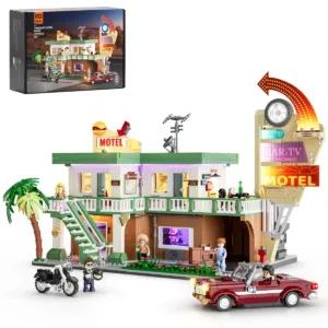 Lumibricks F9054 Le Motel Crépuscule — meilleur prix sur Planet-Brick (visuel principal)