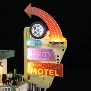 Lumibricks F9054 Le Motel Crépuscule — meilleure offre du moment sur Planet-Brick (vue détail 5)