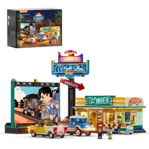 Lumibricks L9081 Drive-in nocturne — meilleur prix sur Planet-Brick (visuel principal)