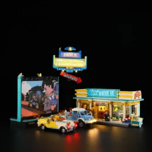 Lumibricks L9081 Drive-in nocturne — où acheter au meilleur tarif sur Planet-Brick (vue détail 2)