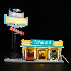 Lumibricks L9081 Drive-in nocturne — bons plans et promos sur Planet-Brick (vue détail 3)