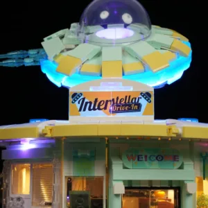Lumibricks L9104 Drive-in interstellaire — prix le plus bas sur Planet-Brick (vue détail 6)