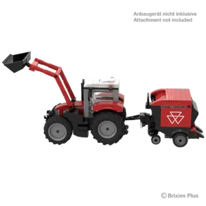 brixies 222.775 Massey 5S mit Frontlader - 1:32 — prix le plus bas sur Planet-Brick (vue détail 6)
