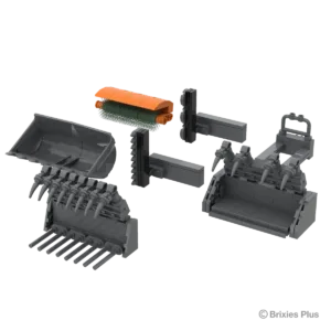brixies 222.829 Weidemann T6025 avec accessoires — comparatif marchands sur Planet-Brick (vue détail 7)
