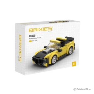 brixies 222.103 Mini voiture de course jaune — où acheter au meilleur tarif sur Planet-Brick (vue détail 2)