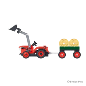 brixies 222.208 Tracteur rouge — comparez les prix sur Planet-Brick (vue détail 4)