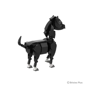 brixies 222.221 Farm Buddies Cheval noir — où acheter au meilleur tarif sur Planet-Brick (vue détail 2)