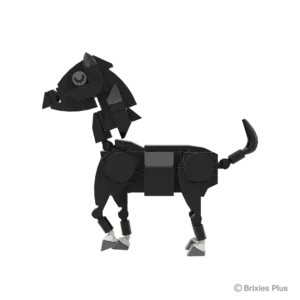 brixies 222.221 Farm Buddies Cheval noir — comparez les prix sur Planet-Brick (vue détail 4)