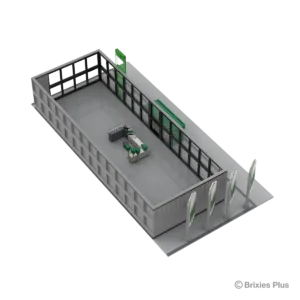 brixies 222.810 Diorama de la halle aux fendus — où acheter au meilleur tarif sur Planet-Brick (vue détail 2)