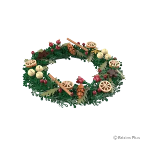 brixies 222.109 Couronne de Noël Couronne de l'Avent Couronne de fleurs — où acheter au meilleur tarif sur Planet-Brick (vue détail 2)