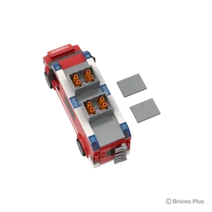 brixies 222.875 Rosenbauer CT Van — bons plans et promos sur Planet-Brick (vue détail 3)