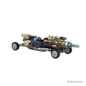 brixies 222.906 Steampunk – Voiture de course — bons plans et promos sur Planet-Brick (vue détail 3)