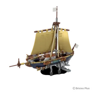 brixies 222.909 Steampunk – Yacht à voile — meilleur prix sur Planet-Brick (visuel principal)