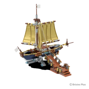 brixies 222.909 Steampunk – Yacht à voile — comparateur de prix sur Planet-Brick (vue détail 1)