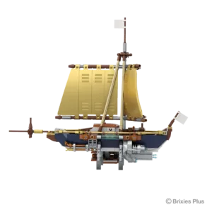 brixies 222.909 Steampunk – Yacht à voile — où acheter au meilleur tarif sur Planet-Brick (vue détail 2)
