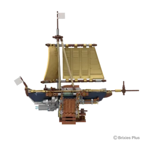 brixies 222.909 Steampunk – Yacht à voile — bons plans et promos sur Planet-Brick (vue détail 3)