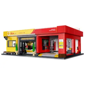CaDa C66025W Bricks Shell Service Station — comparatif marchands sur Planet-Brick (vue détail 7)