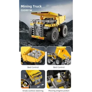 CaDa C65001W Engins de Chantier | Le camion benne — où acheter au meilleur tarif sur Planet-Brick (vue détail 2)