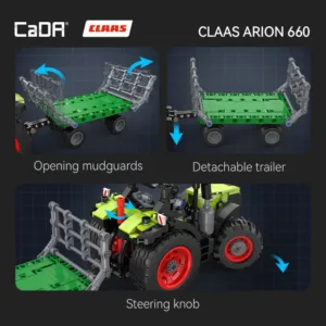 CaDa C65015W CLAAS Tracteur Arion 660 — comparateur de prix sur Planet-Brick (vue détail 1)