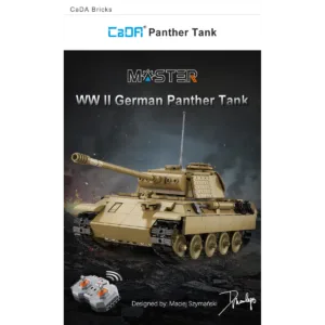 CaDa C61073W WW II German Panther Tank — comparatif marchands sur Planet-Brick (vue détail 7)