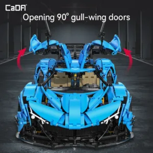CaDa C64003W V12 Hypercar Static Version — meilleure offre du moment sur Planet-Brick (vue détail 5)