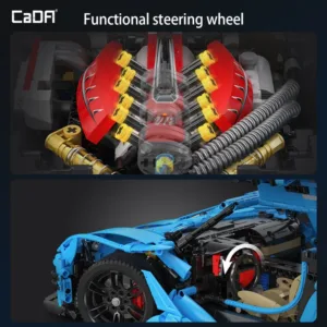 CaDa C64003W V12 Hypercar Static Version — prix le plus bas sur Planet-Brick (vue détail 6)