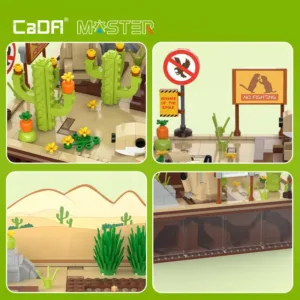 CaDa C71008W Steam Series Prairie Dogs Kinetic — bons plans et promos sur Planet-Brick (vue détail 3)