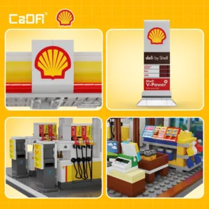 CaDa C66026W Shell Retail Station — prix le plus bas sur Planet-Brick (vue détail 6)