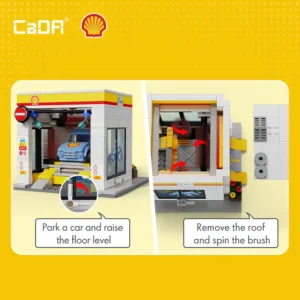 CaDa C66030W Shell Car Wash — où acheter au meilleur tarif sur Planet-Brick (vue détail 2)