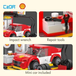 CaDa C66035W Shell Staging Station — où acheter au meilleur tarif sur Planet-Brick (vue détail 2)